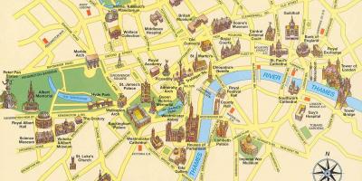 Mapa del centro de Londres