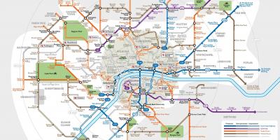 Londres ciclo de la supercarretera mapa