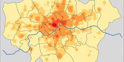 Mapa de Londres crimen