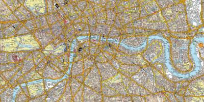 Mapa de calle de Londres