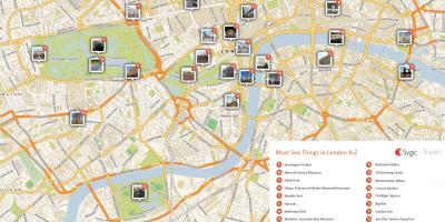 Mapa de museos de Londres